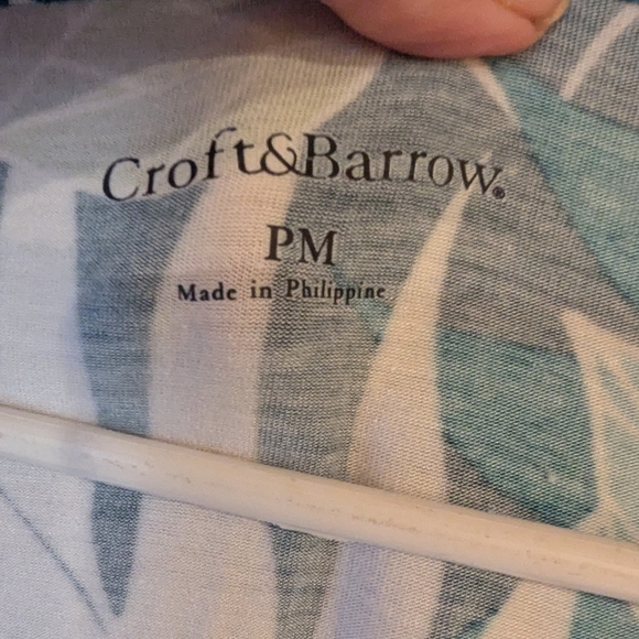 Croft & Barrow Blue and Green Sleeveless Maxi Sundress - Picture 5 of 9